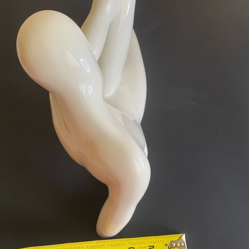 JARU Signed Pottery Mid Century Art Deco Modern Male Nude Sculpture - Picture 7 of 10